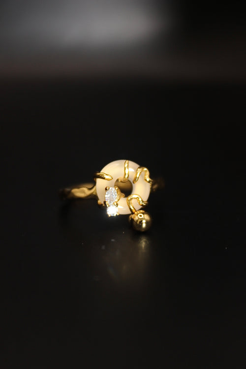 Angel’s Trumpet Jade Ring