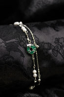 Lonomia Caterpillar Bracelet - Green Jade