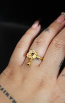 Angel’s Trumpet Jade Ring