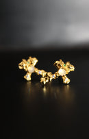 Lantern Bloom Cross Studs