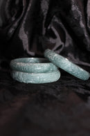 Phoenix Engraved Jade Bangle