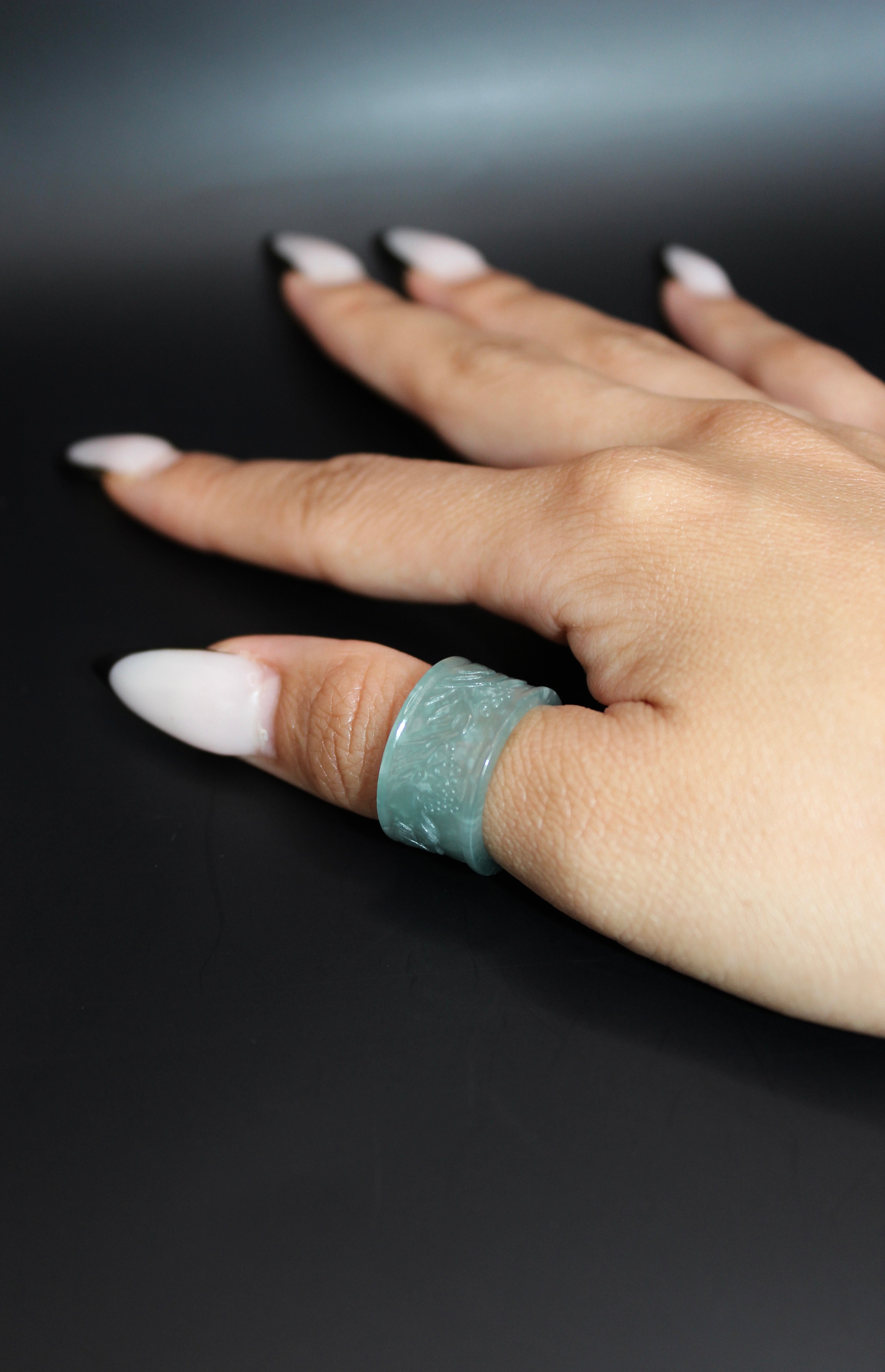 Landscape Jade Ring