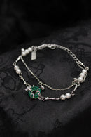 Lonomia Caterpillar Bracelet - Green Jade