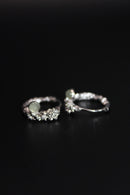Flower Bed Jade Earrings
