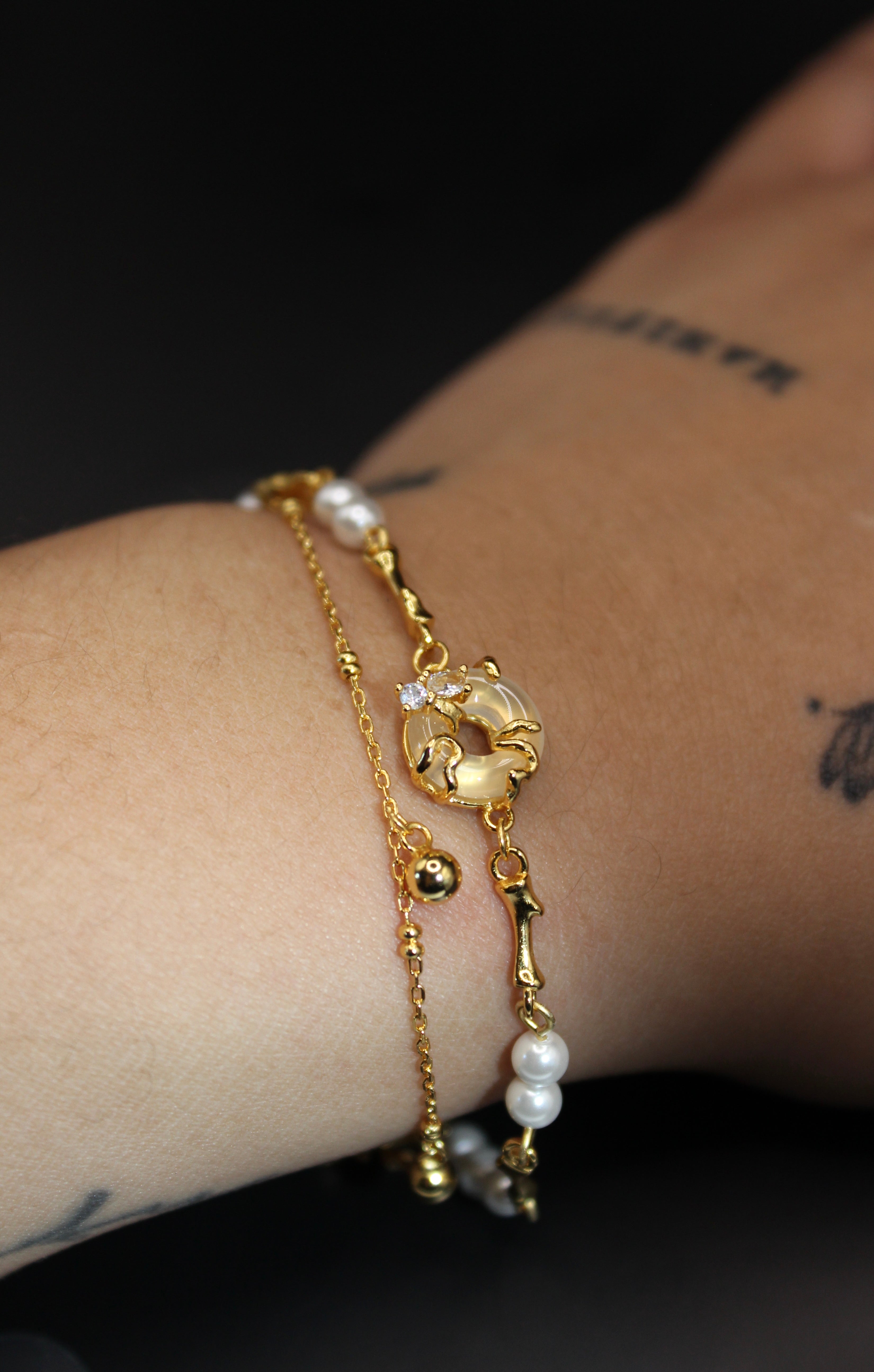 Lonomia Caterpillar Jade Bracelet