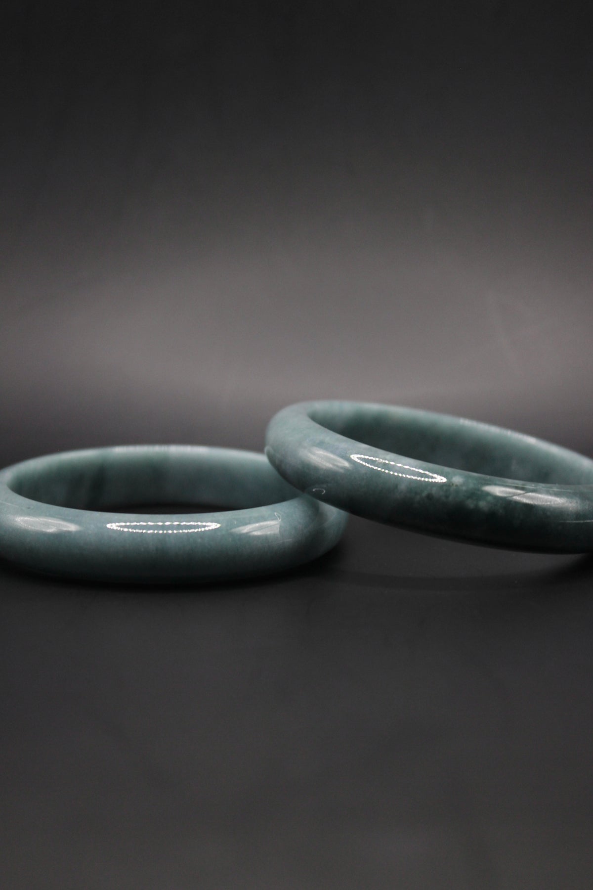 Blue Haze Jade Bangle