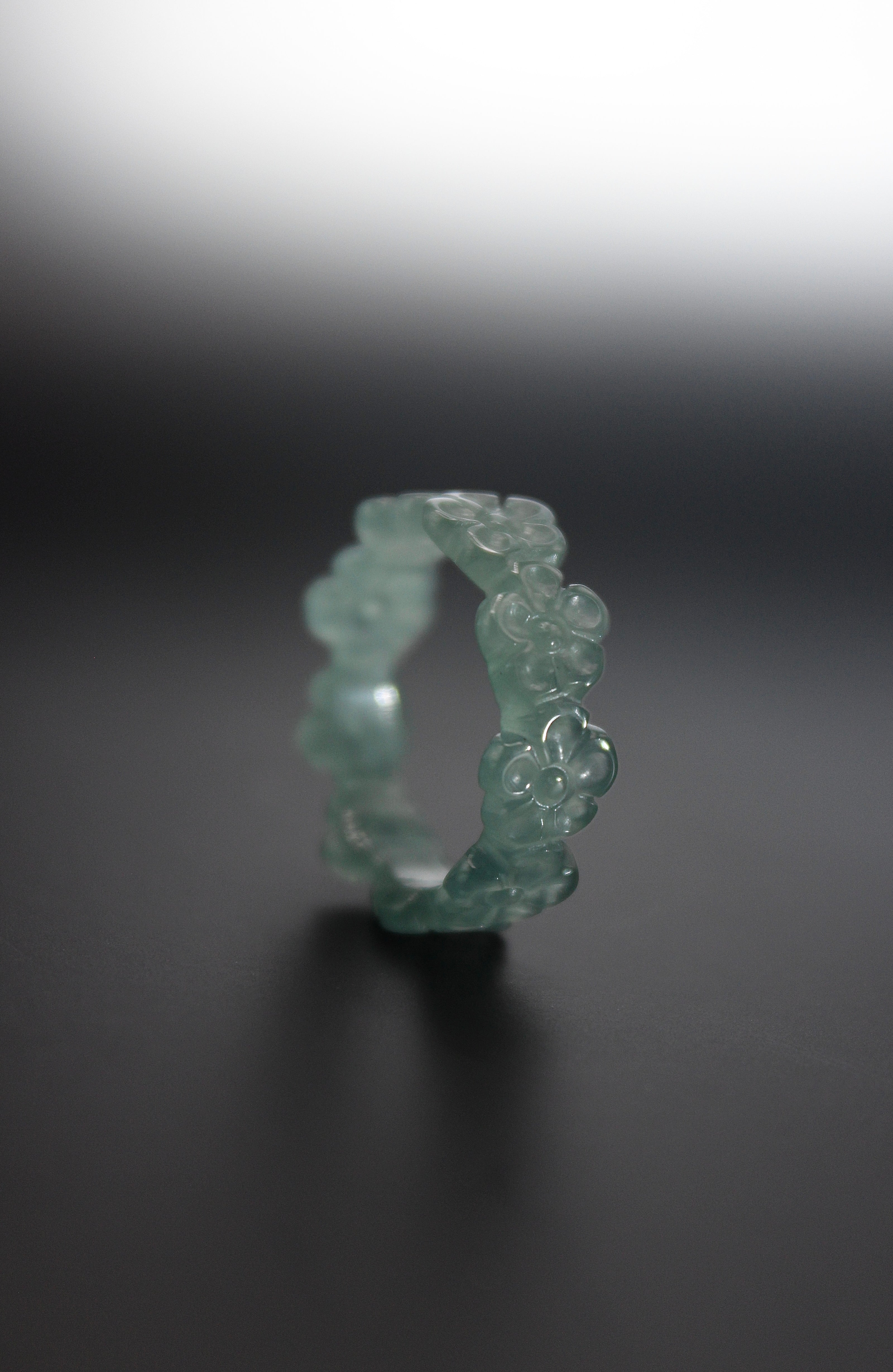 Flower Jade Ring