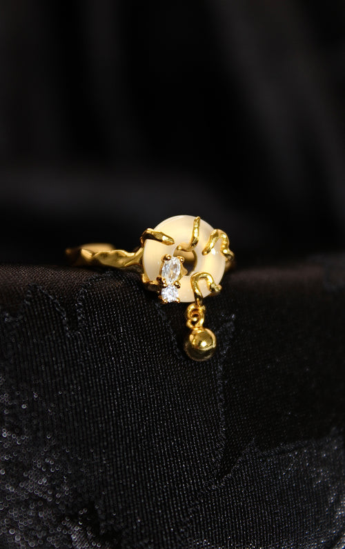 Angel’s Trumpet Jade Ring