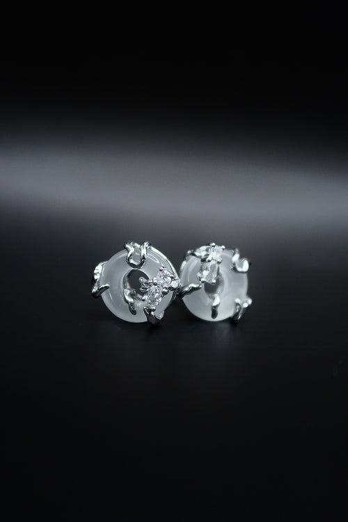 Oleander Jade Earrings