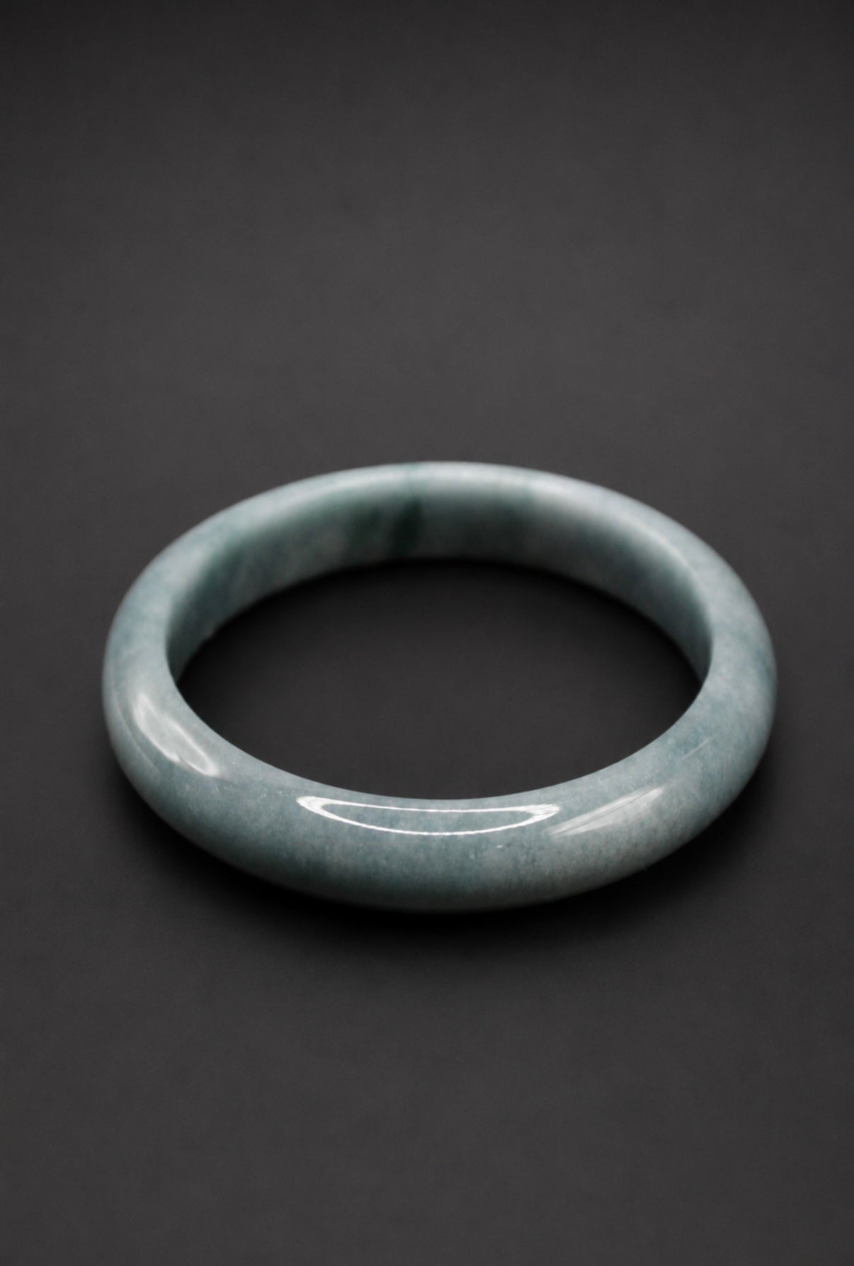 Blue Haze Jade Bangle