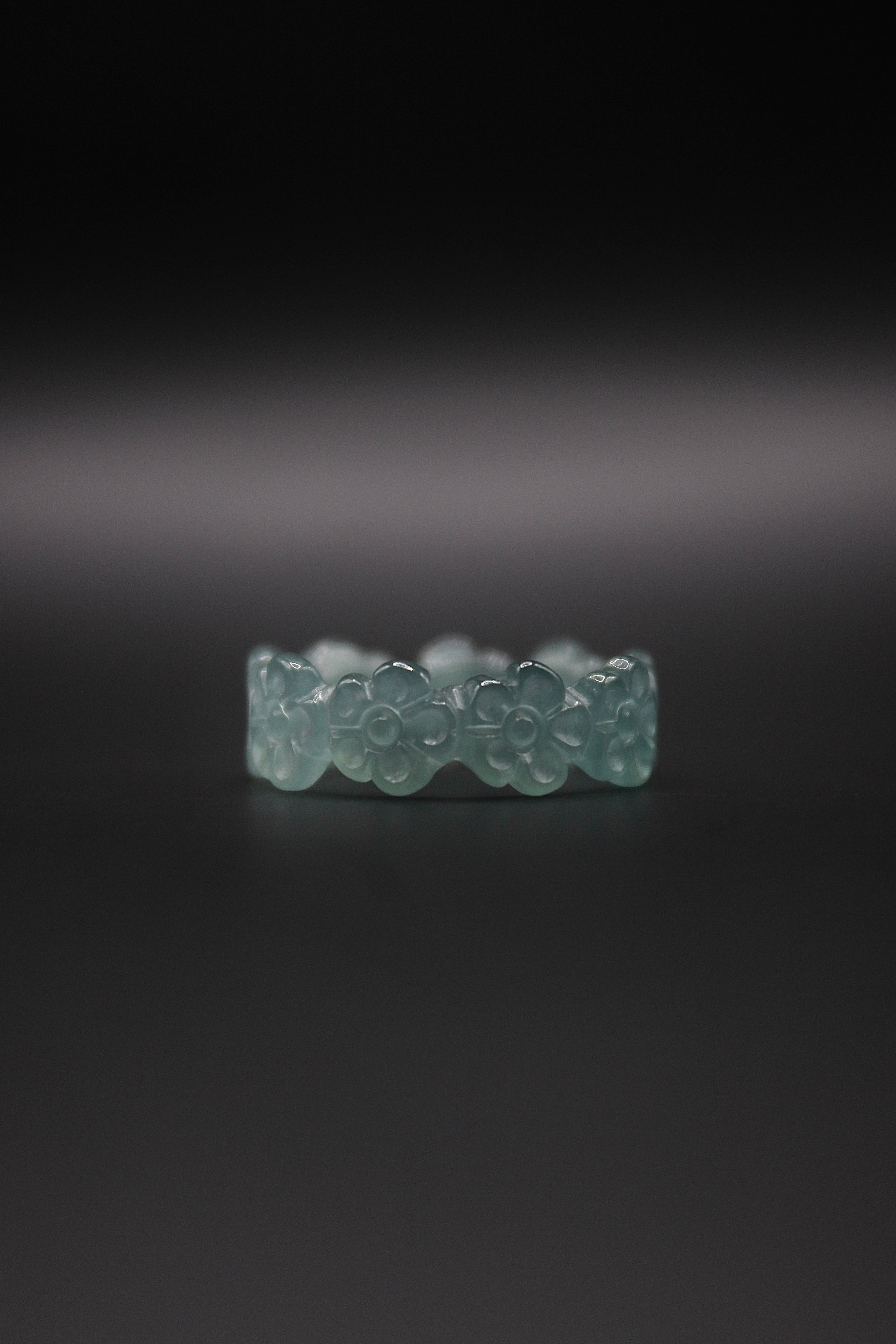 Flower Jade Ring