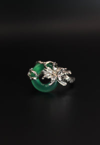 Aconitine Ring - Green Jade