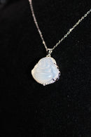 White Buddha Jade Necklace