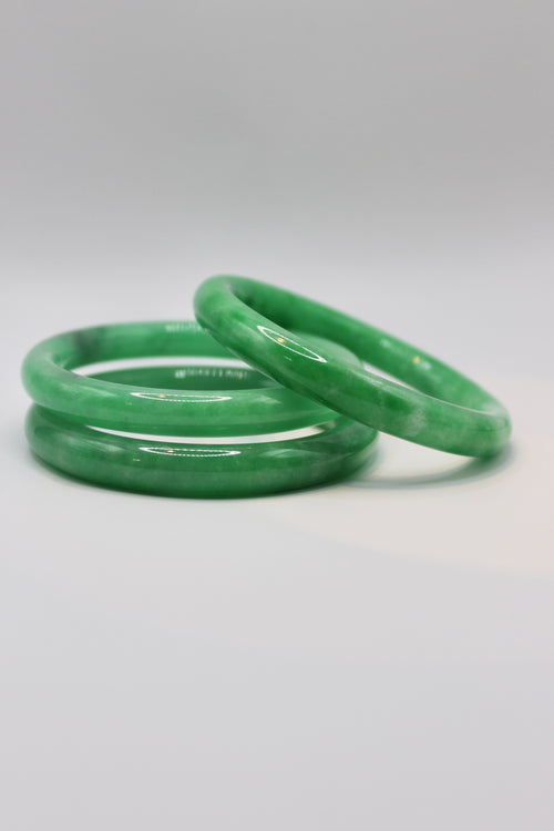 Green Jade Bangles