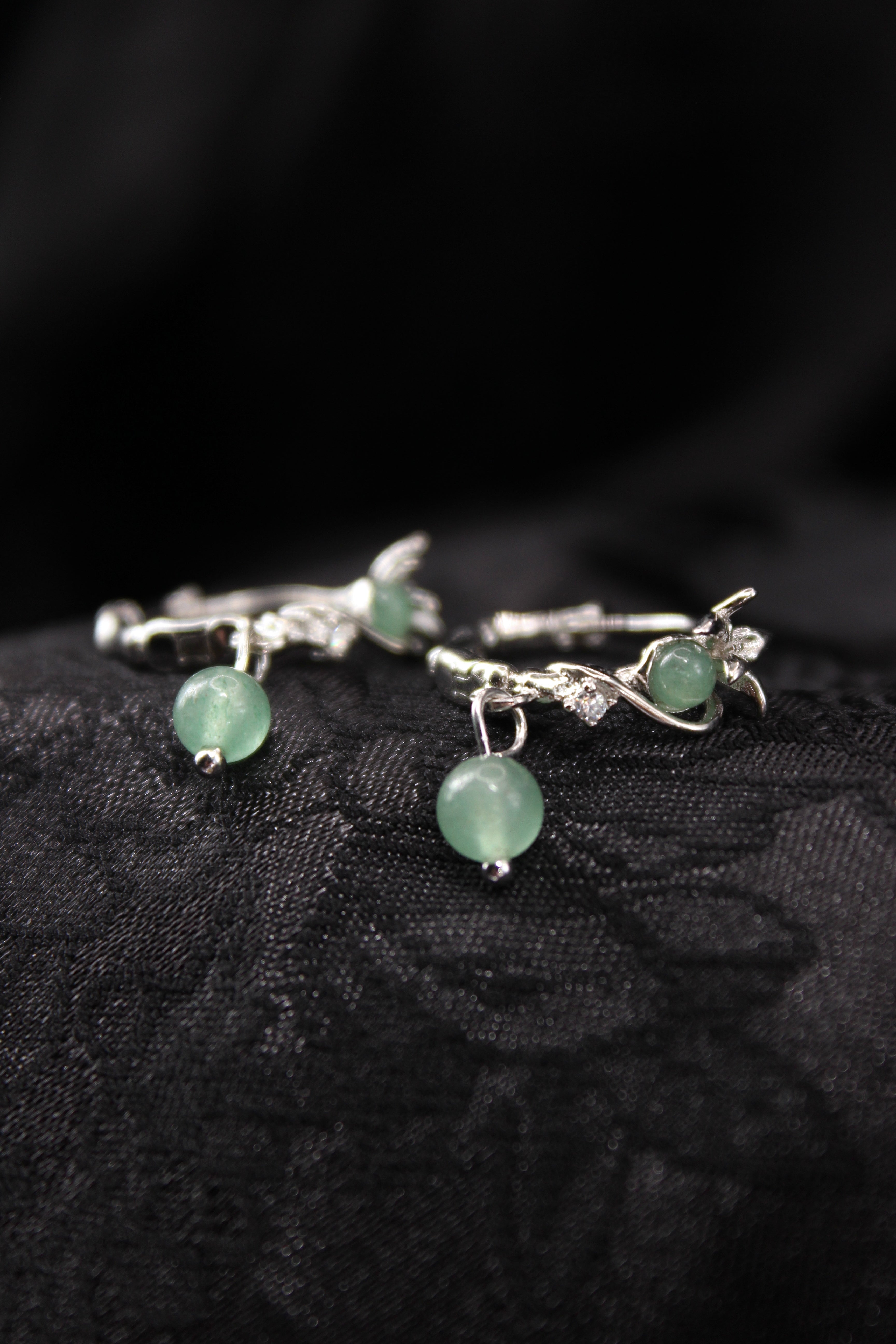 Lotus Root Dangle Earrings