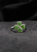 Clover Jade Ring