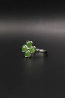 Clover Jade Ring