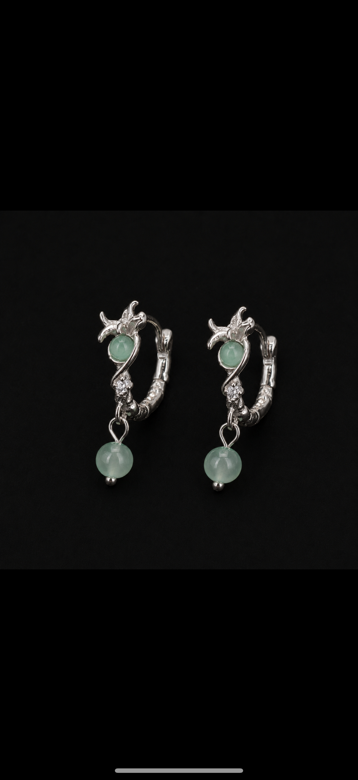 Lotus Root Dangle Earrings
