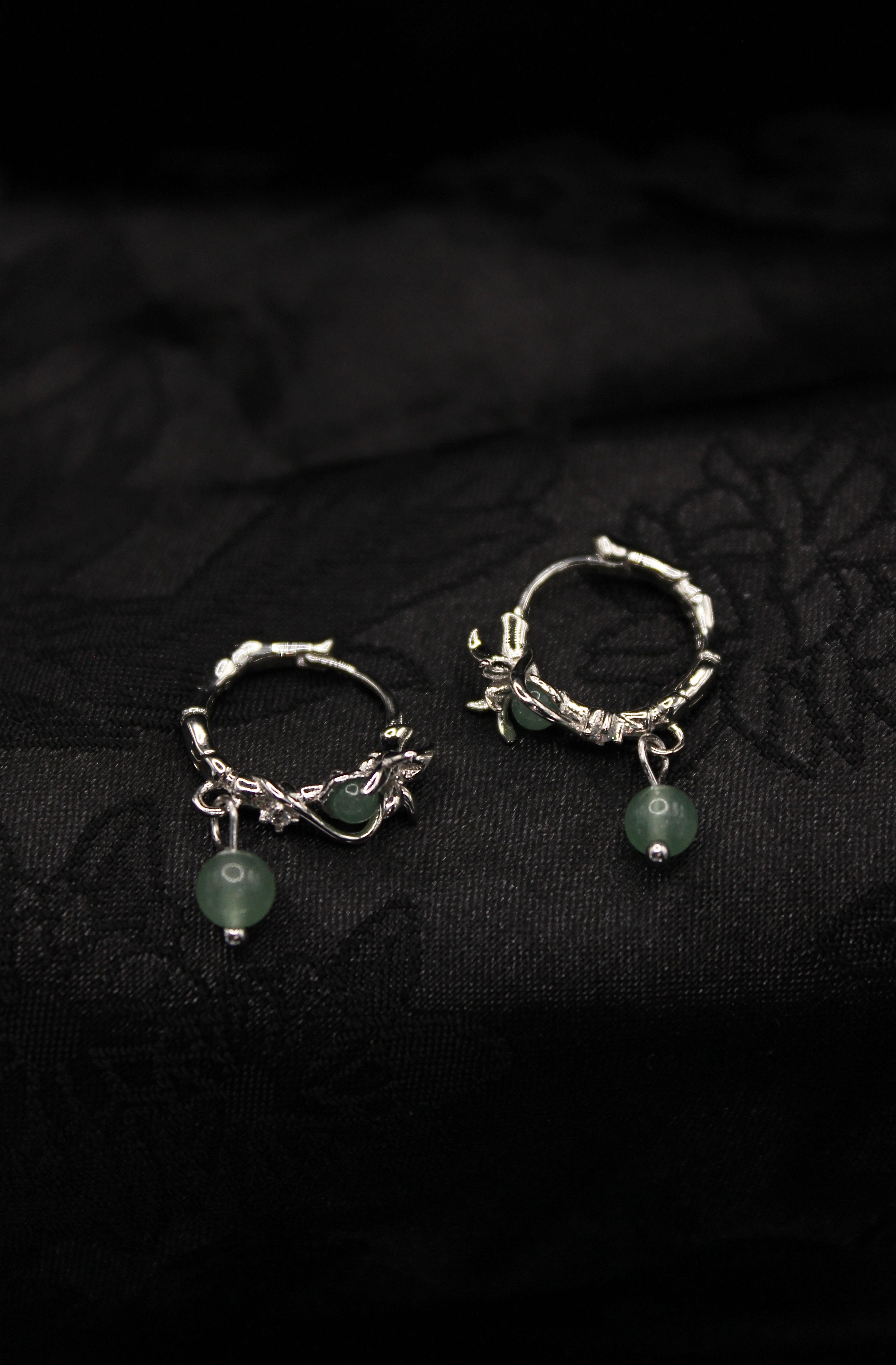 Lotus Root Dangle Earrings