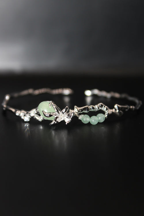 Mekong Rice Blossom Cuff