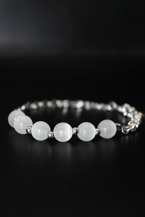 White Apricot Blossom Bracelet