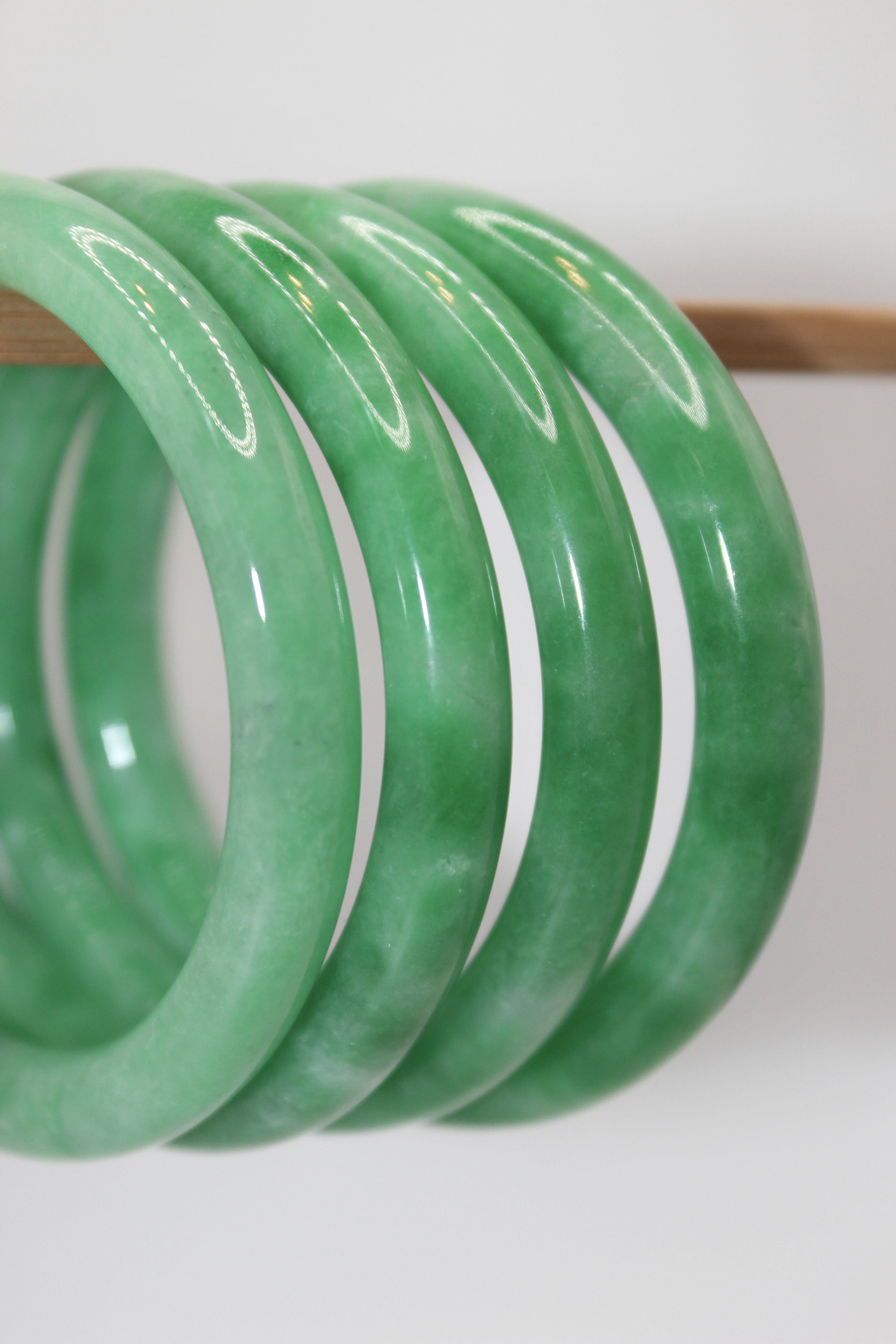 Green Jade Bangles