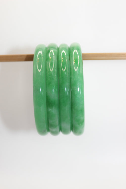 Green Jade Bangles