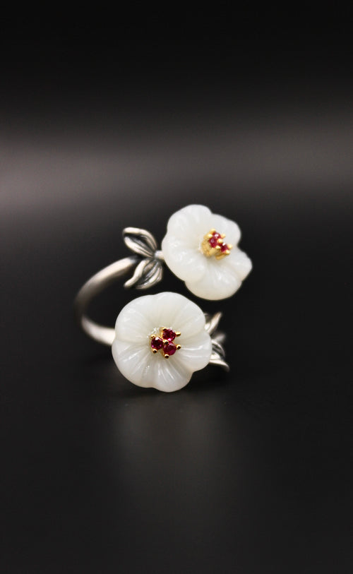 Double Blossom Ring