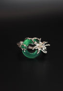 Aconitine Ring - Green Jade