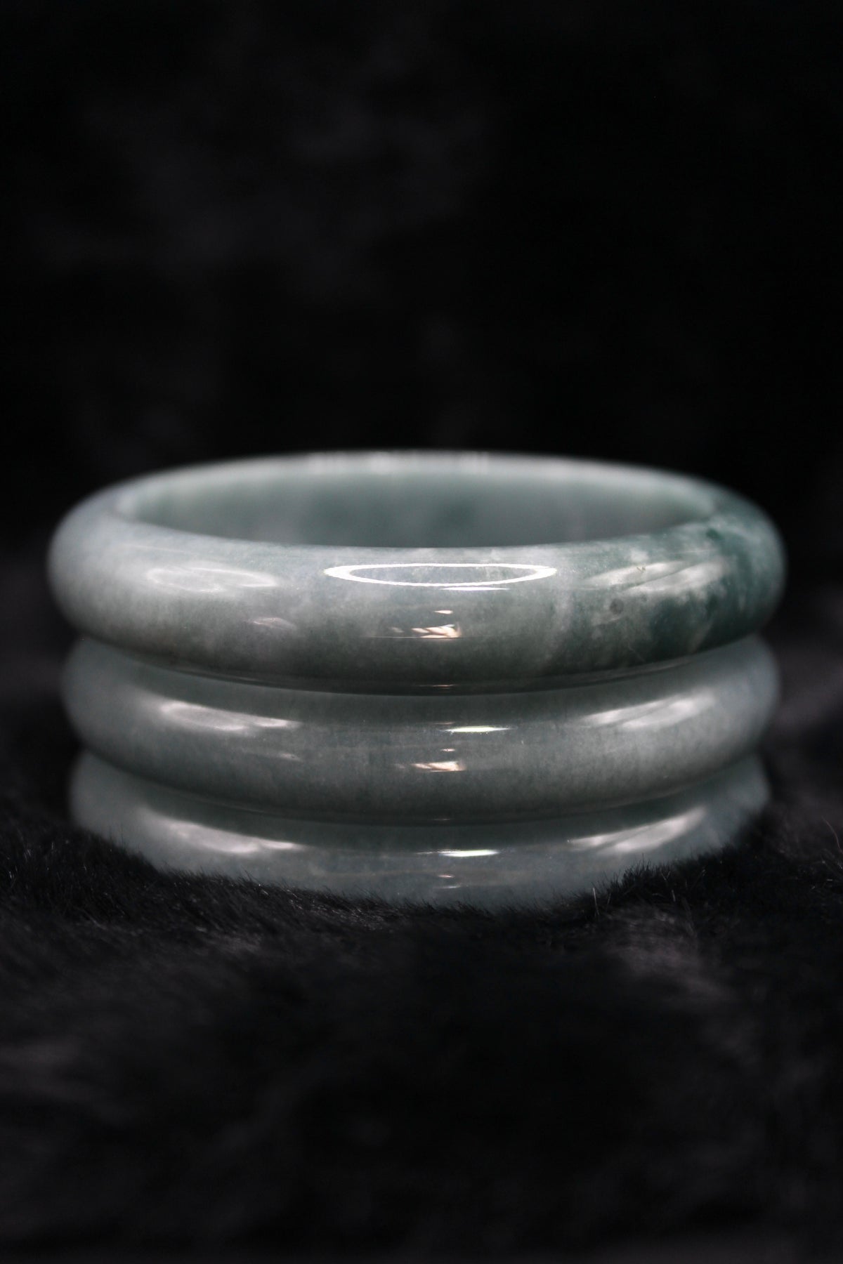 Blue Haze Jade Bangle