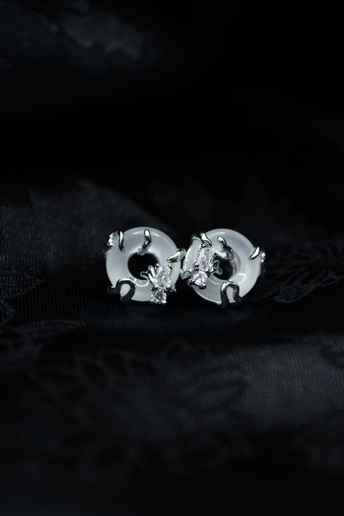 Oleander Jade Earrings