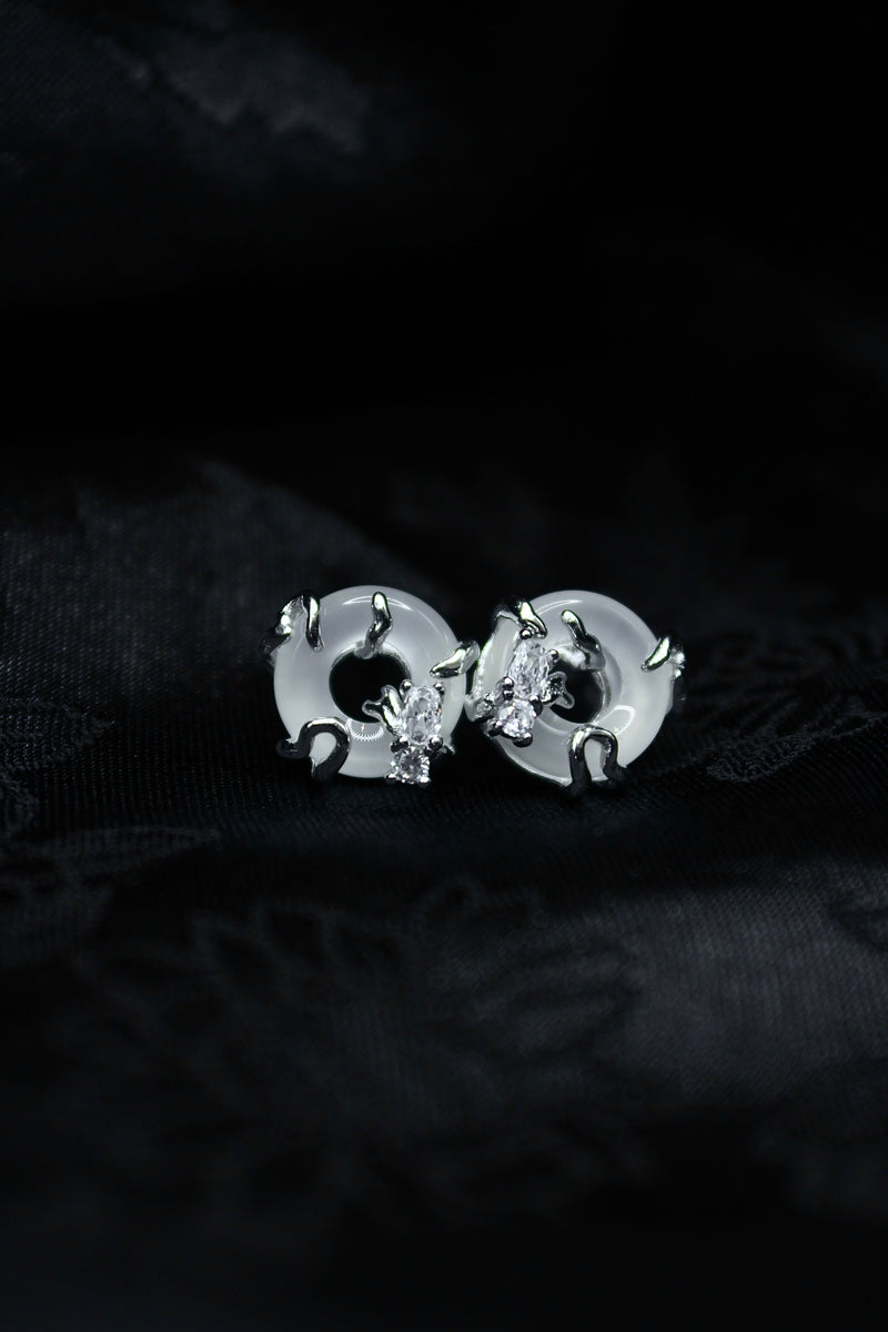Oleander Jade Earrings