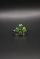 Clover Jade Ring