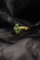 Clover Jade Ring