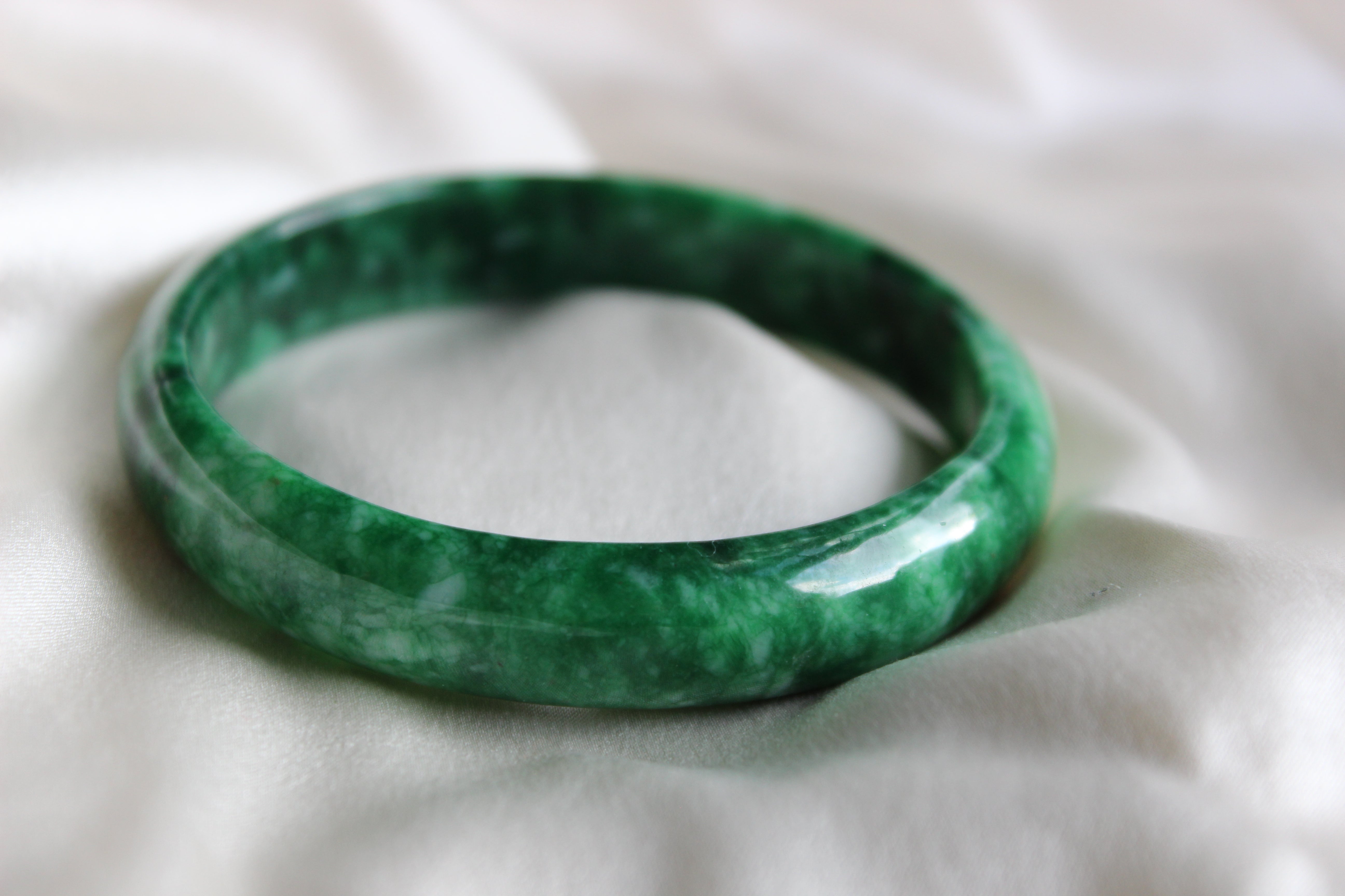 Green Jade Bangles