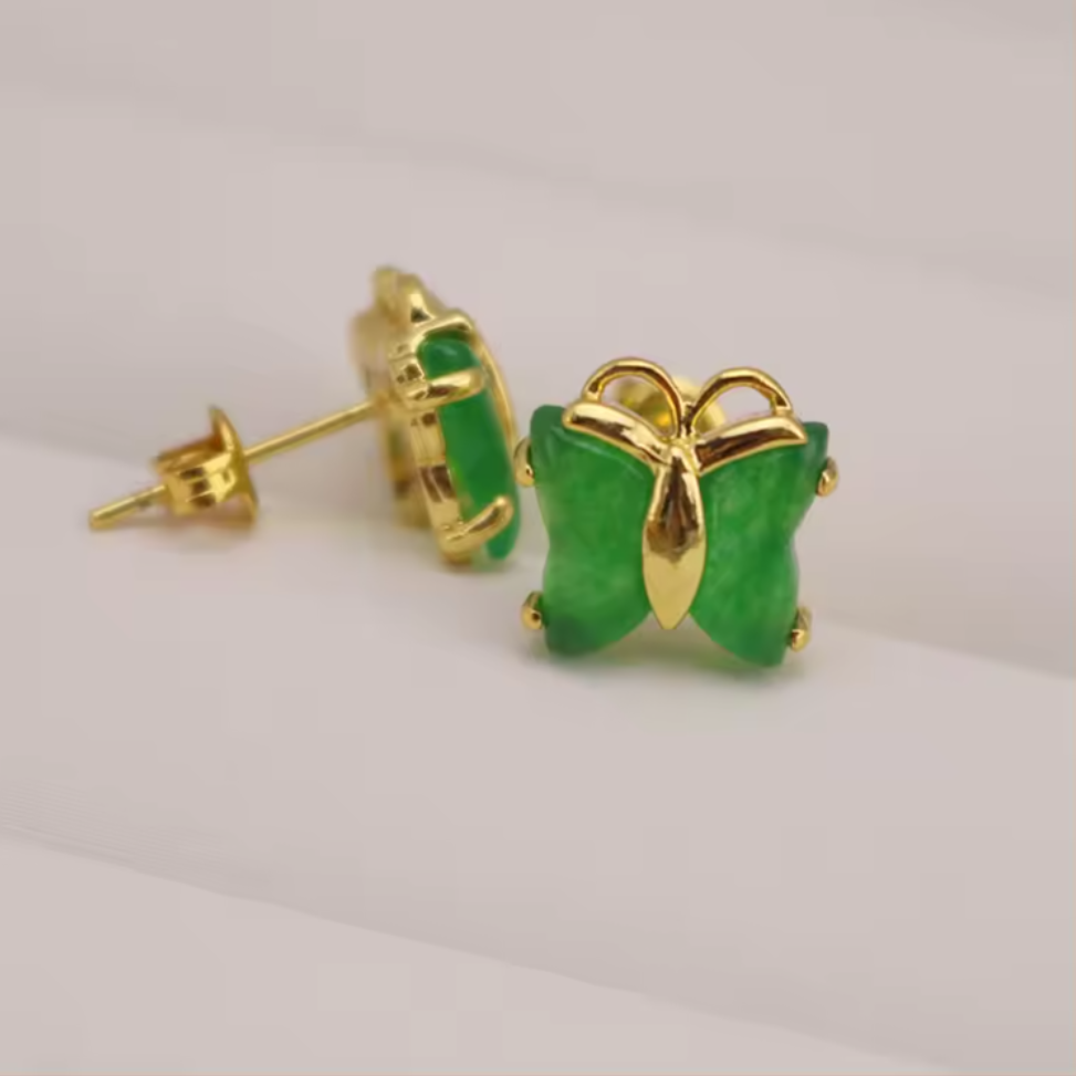 Butterfly Jade Earrings